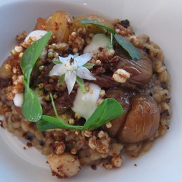Risotto di castagne